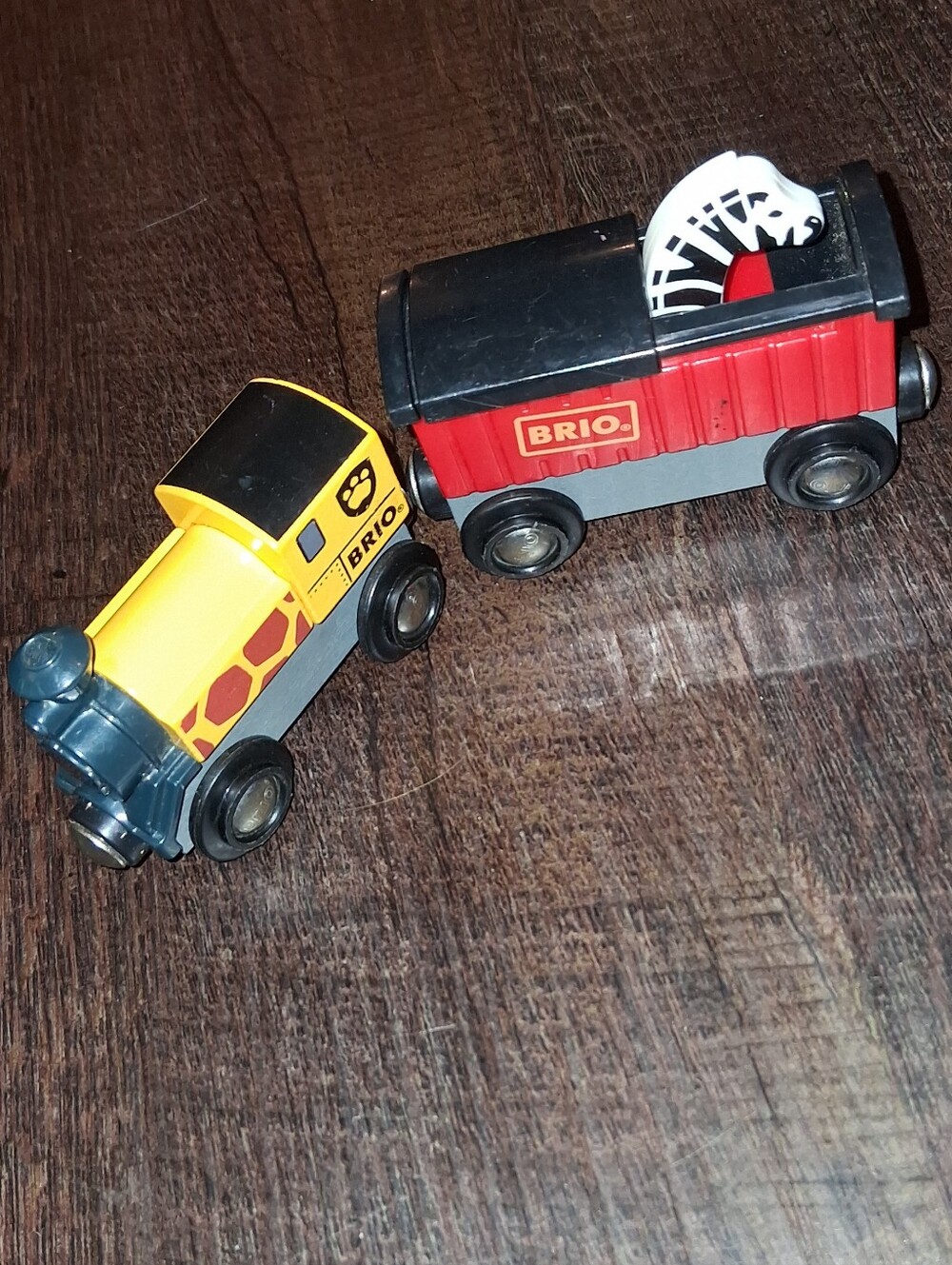 Brio Safari Train Engine and Car